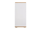 Armoire - Mélaminé chêne - Naturel-Blanc - 37 - 82 - 31 cm VNME07566