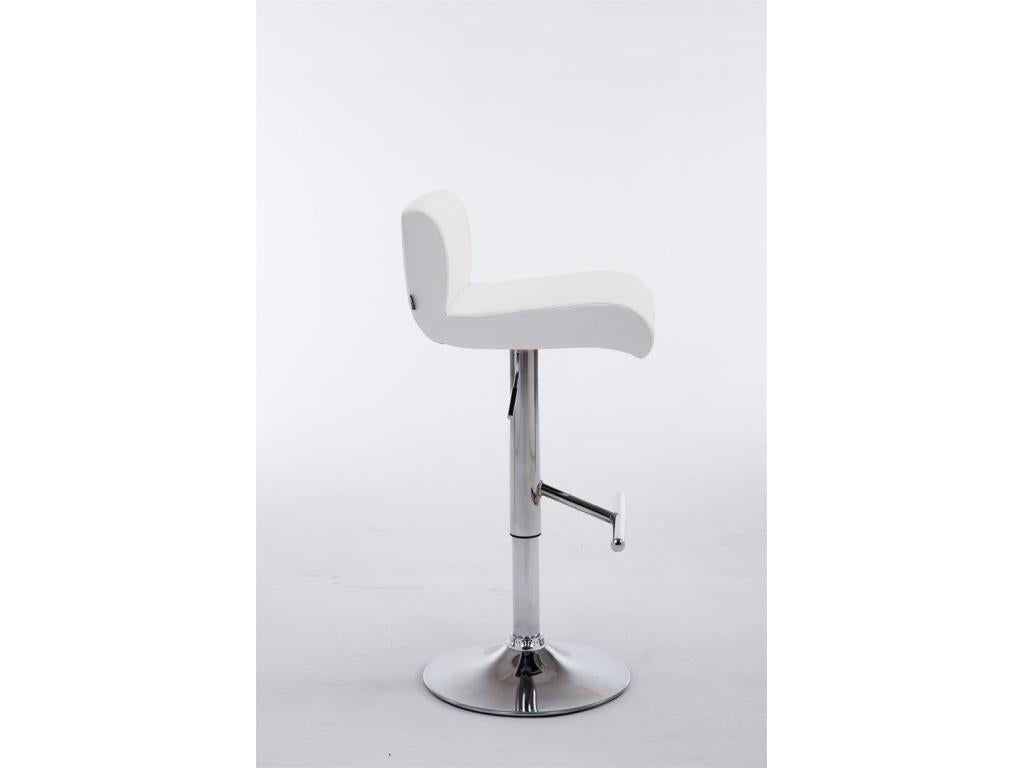 Tabouret de bar x1 métal blanche 38x44x80 cm 10 0004574 NUBS94322