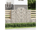 Panier de gabions arqué 200x30x160/180 cm Fer galvanisé OPWB86695