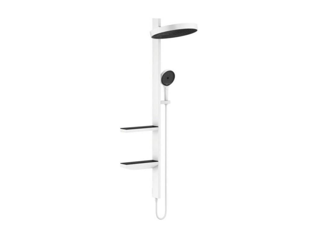 Colonne de douche encastrée Chicyla Rainfinity 360 blanc mat MLNU99496