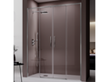 Paroi de douche 2 verres fixes 2 portes coulissantes Chicyla 139-141.6 cm LGLU26636