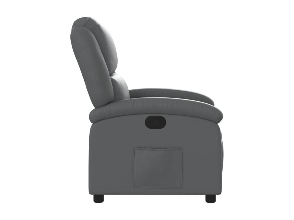 Fauteuil inclinable Gris Similicuir HDBN08241