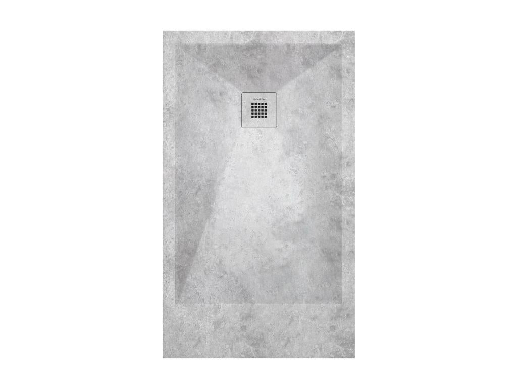 Receveur de douche Béton finition Lisse Chicyla 3D grille de couleur - 110x80 cm FSBD63920